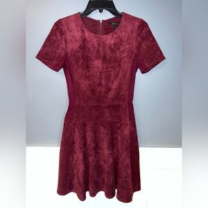 BCBGMAXAZRIA Darra Faux-Suede Casual Dress